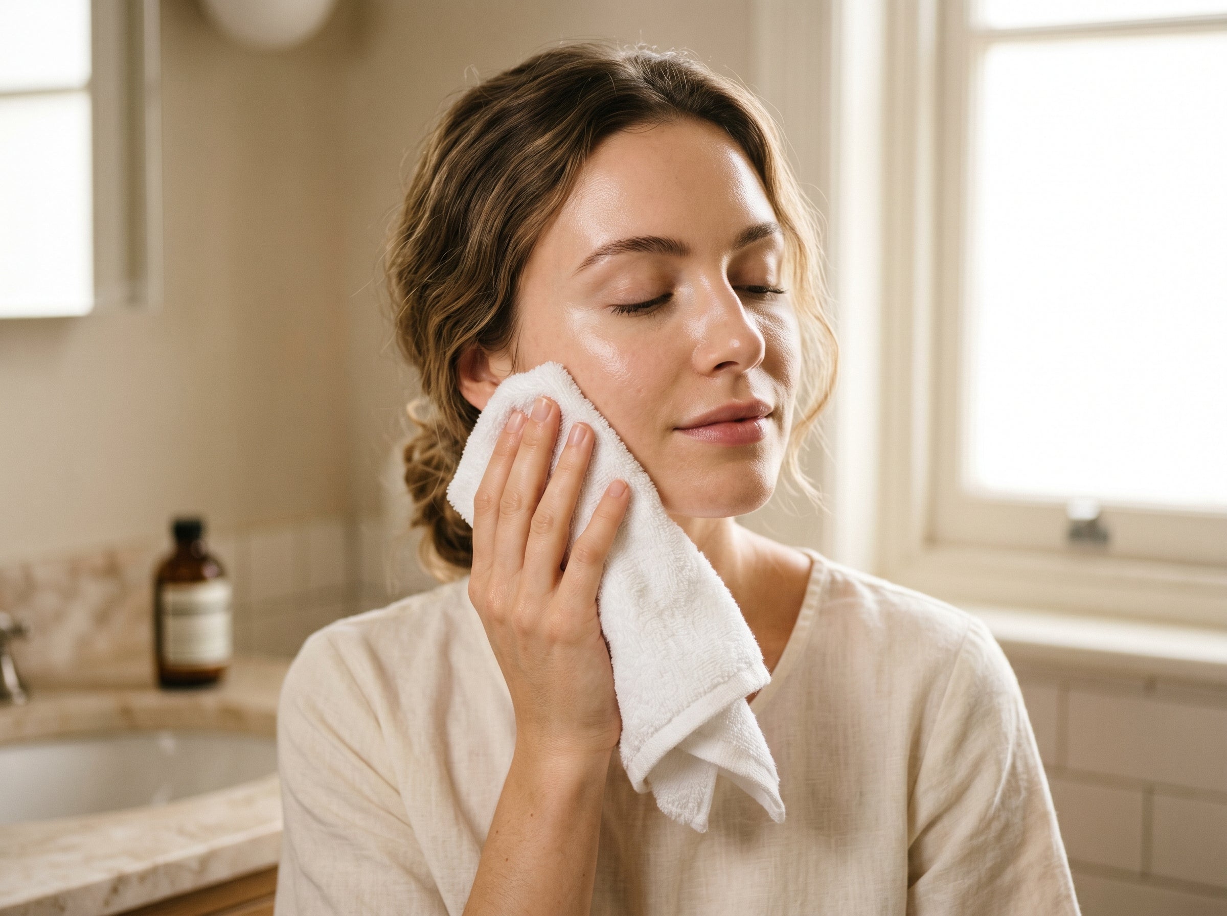 Cleanse your face